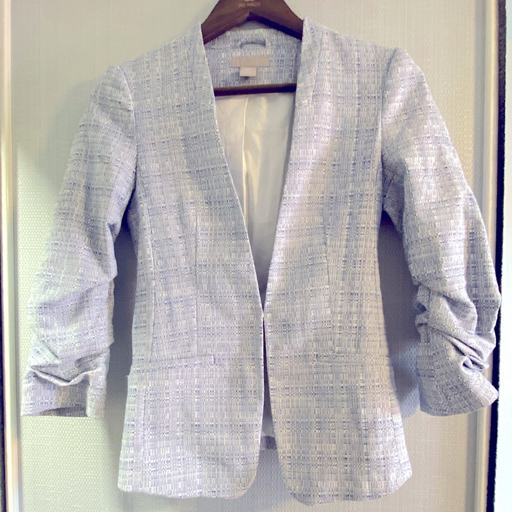 H&M fitted tweed blazer